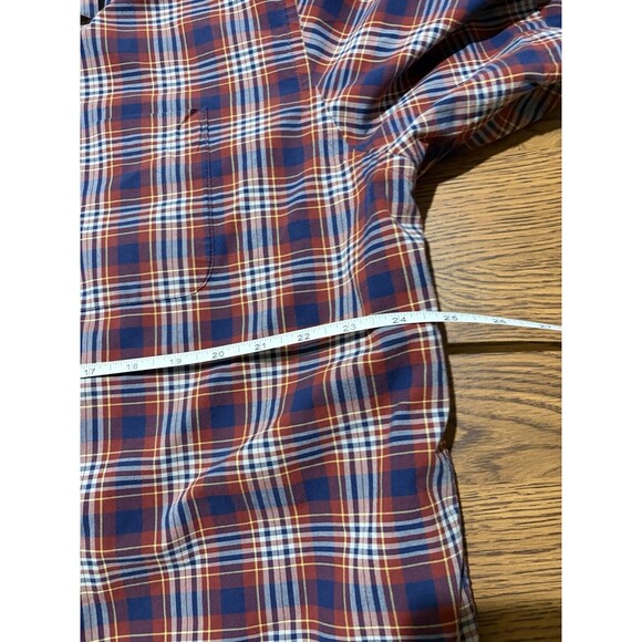 Patagonia Men’s Short Sleeve Plaid Button Up Size XXL Red - Picture 5 of 7